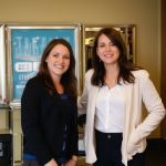 Event Coordinator Sarah Williams with clients